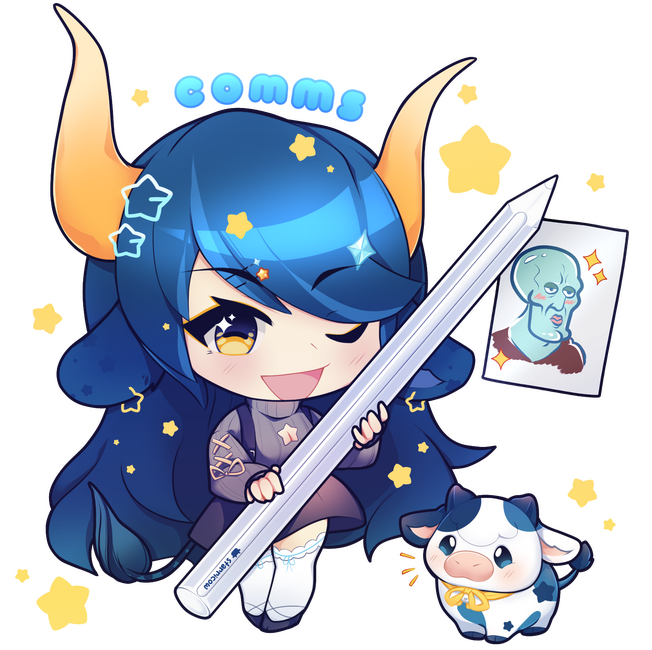 Starri Chibi - Pen w Stars